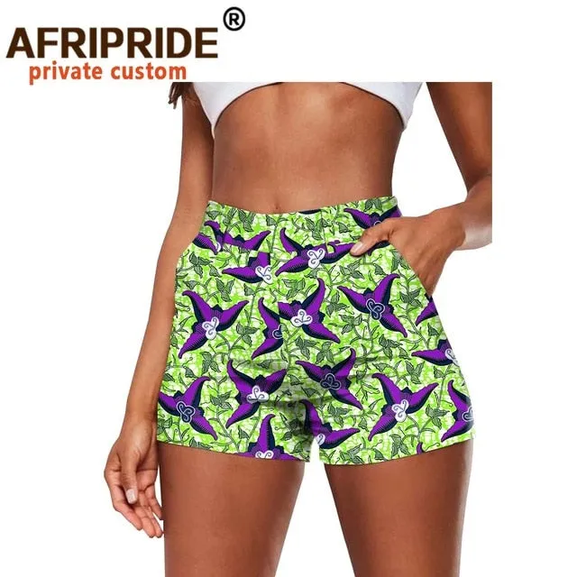 African Print Cotton Summer Shorts
