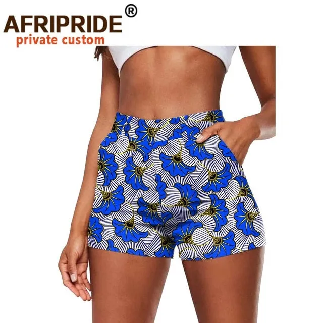African Print Cotton Summer Shorts