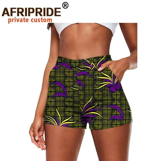 African Print Cotton Summer Shorts