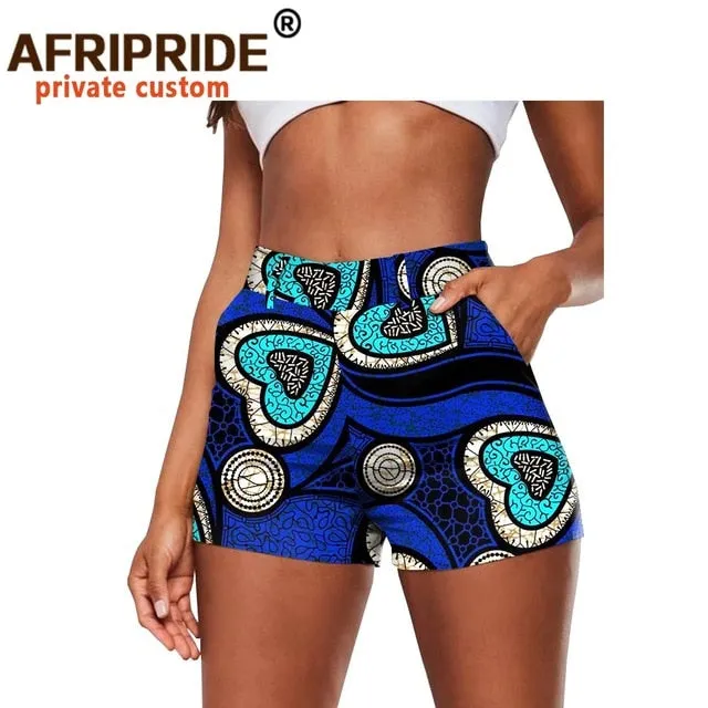 African Print Cotton Summer Shorts