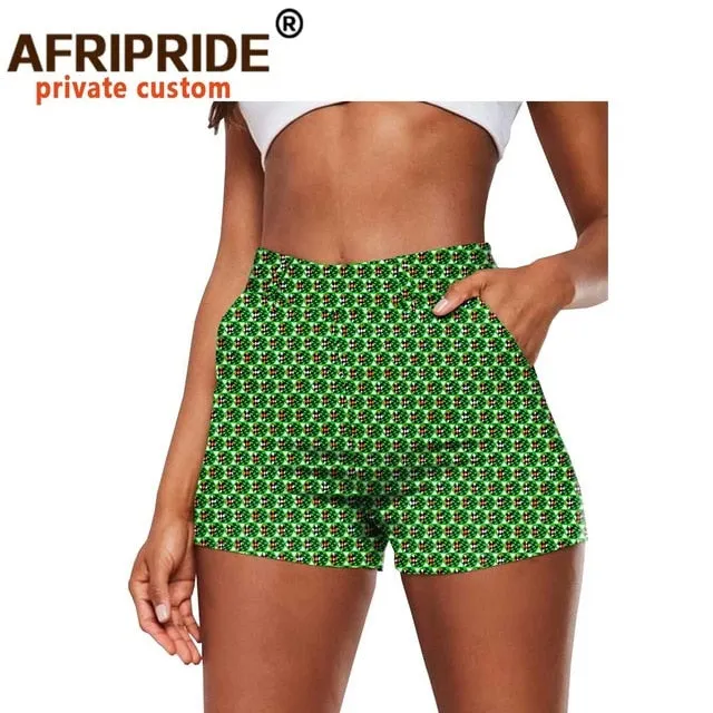African Print Cotton Summer Shorts