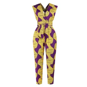 African Style Dashiki Jumpsuit