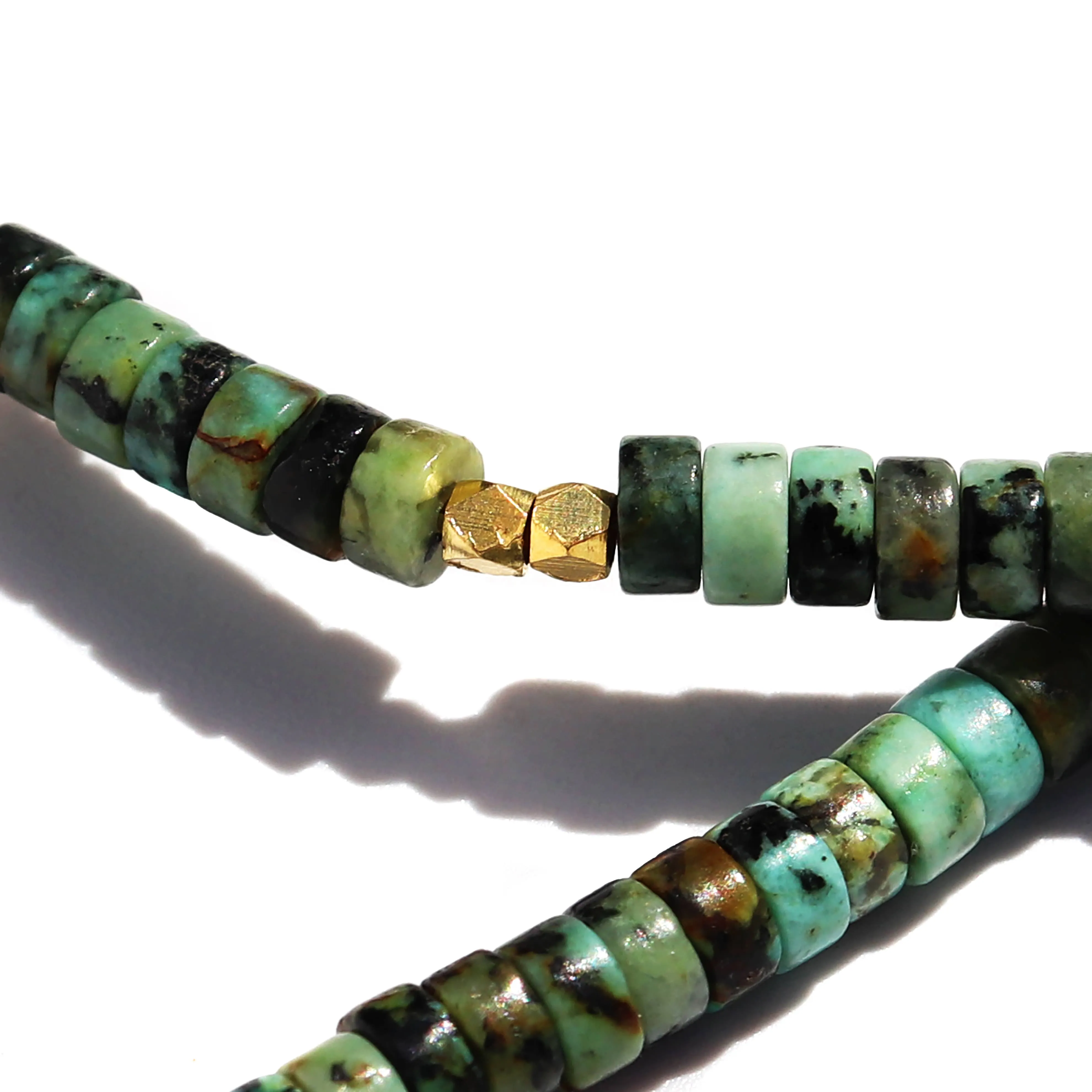 African Turquoise — Gemstone Choker Bold