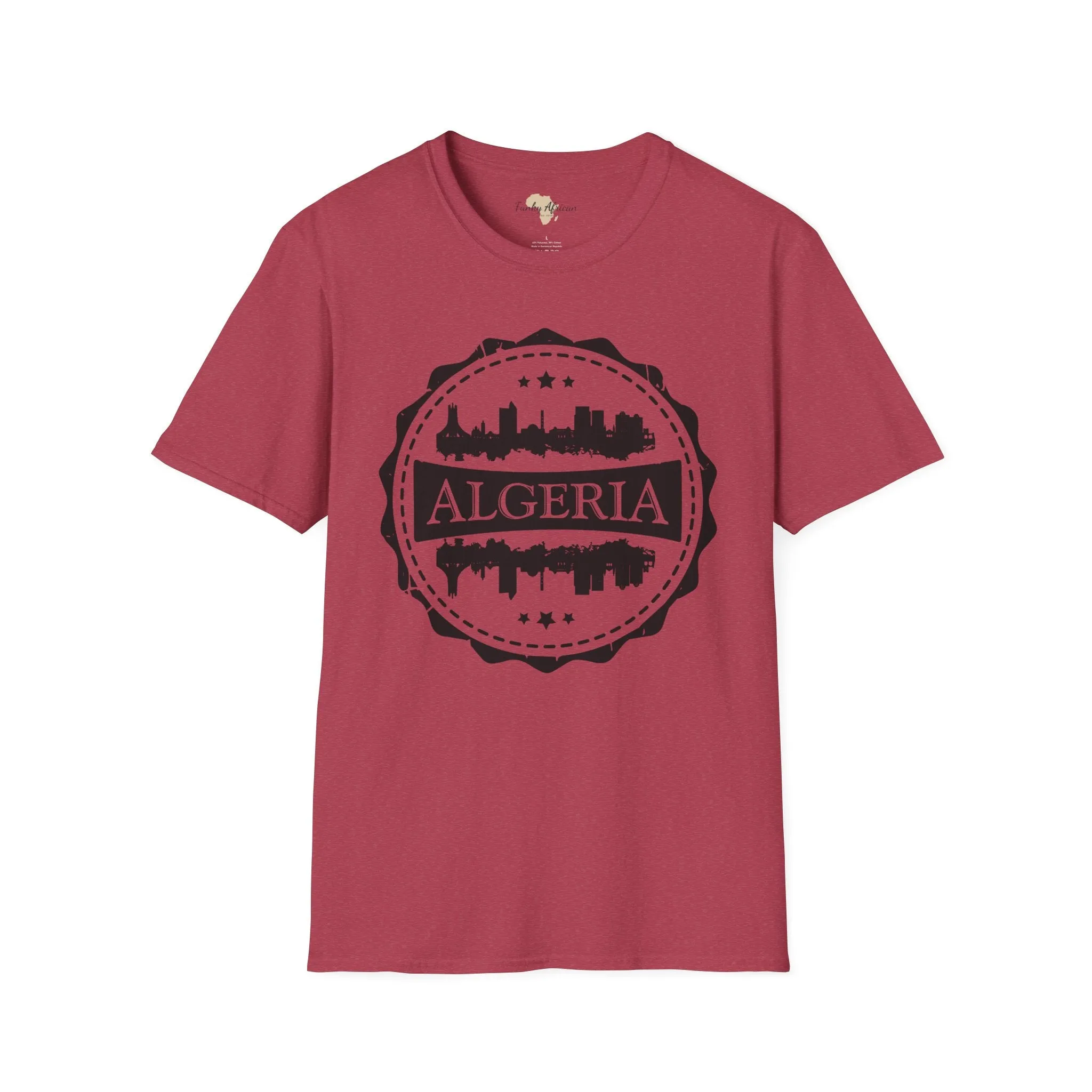 Algeria Stamp unisex tee