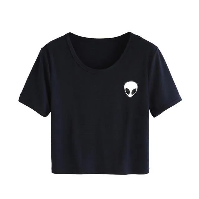 Alien Crop T-Shirt
