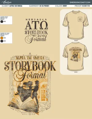Alpha Tau Omega University of Nebraska Lincoln Spring Formal T-Shirt