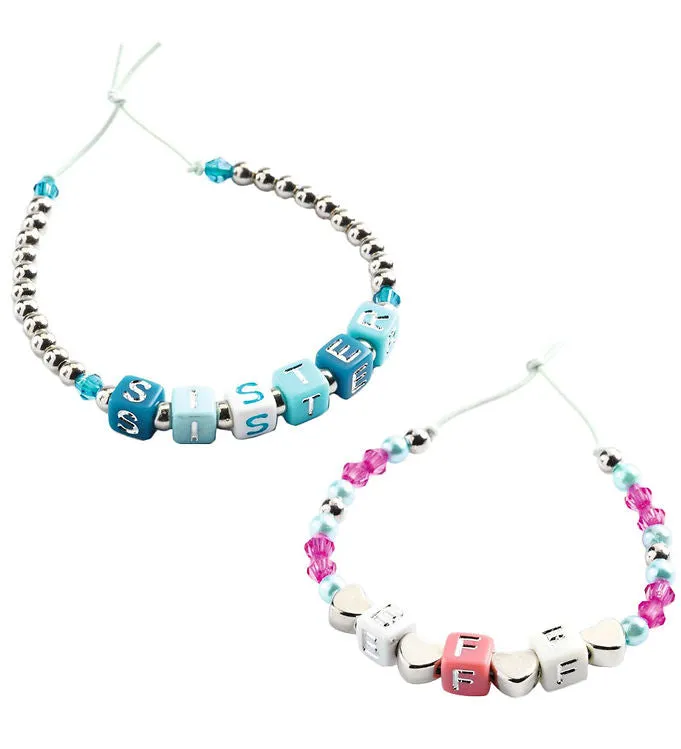 Alphabet Beads - Silver