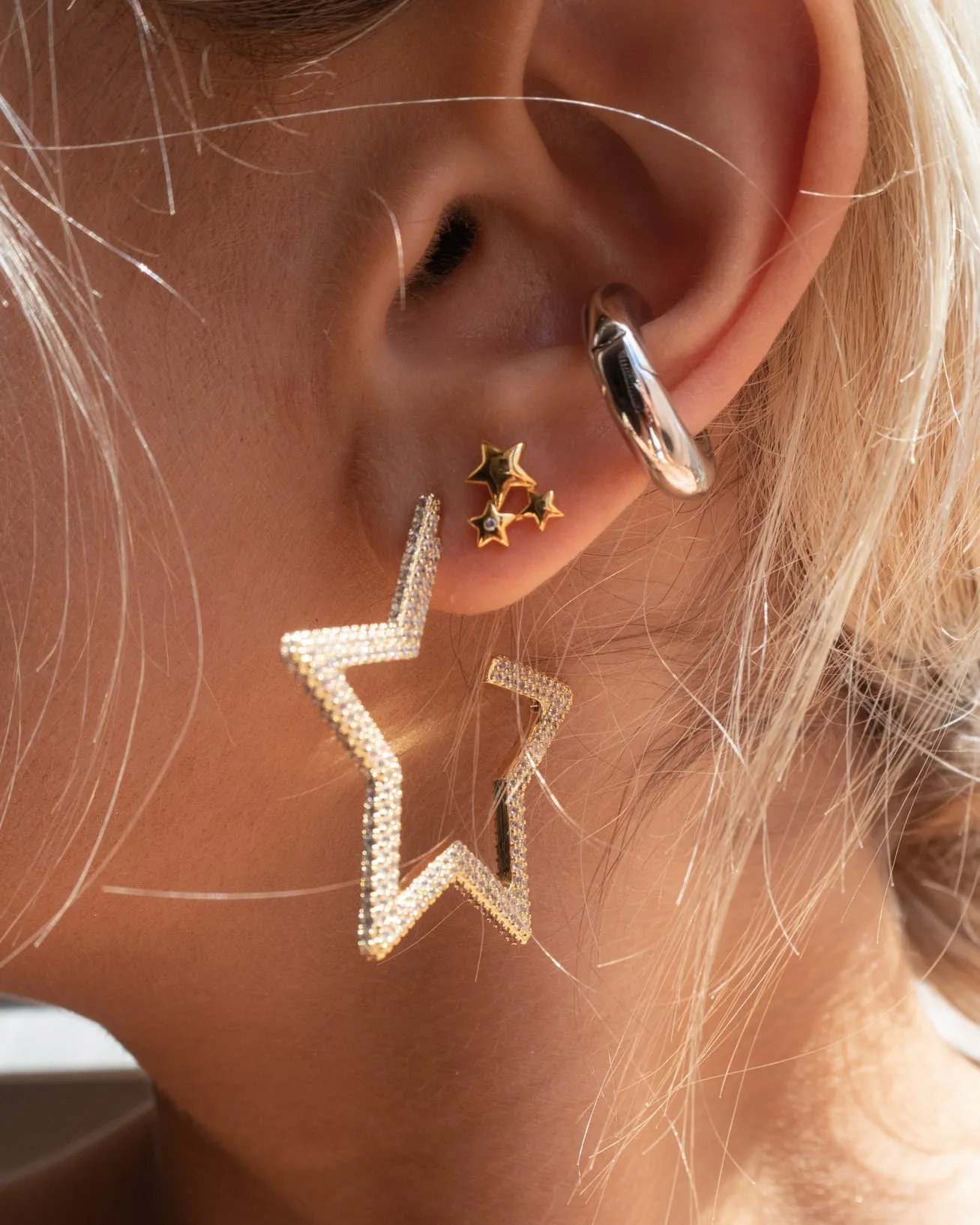 Amalfi Ear Cuff - Silver