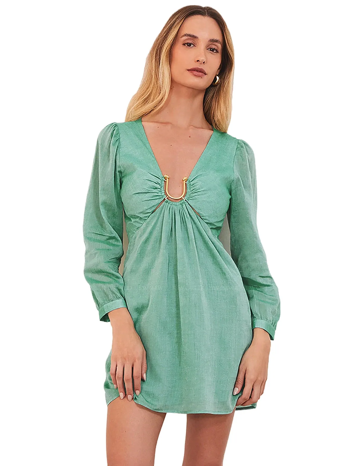 Amelia Detail Short Dress ::RET