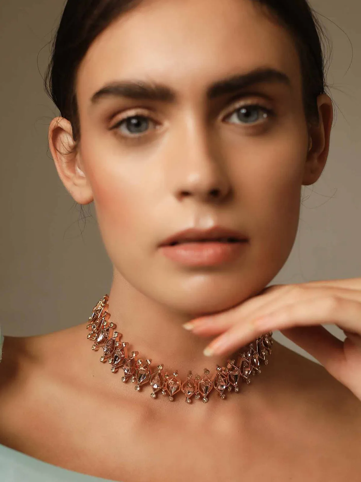 Angular Crystal Choker
