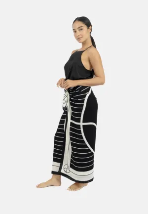 Antibes Beach Sarong in CREME
