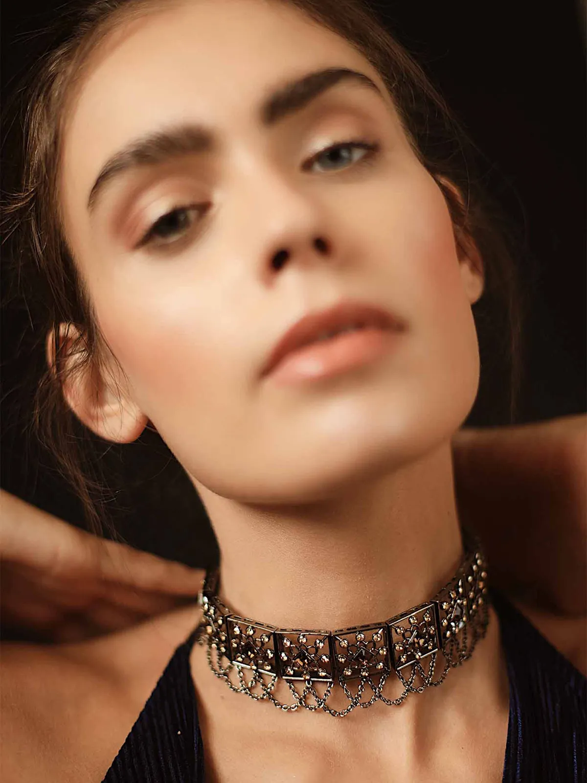 Antique Crystal Choker