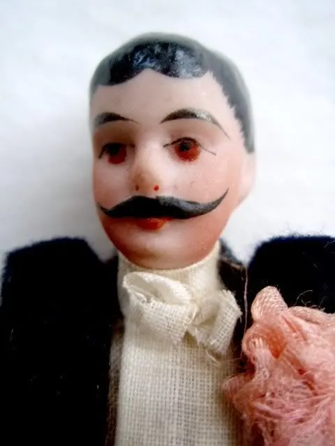 Antique Doll House Doll Couple German