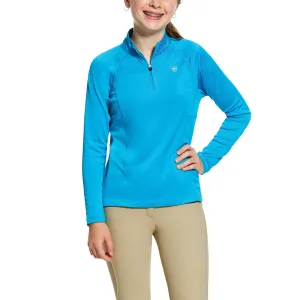 Ariat Girls Sunstopper 2.0 1/4 Zip Baselayer Shirt - SALE