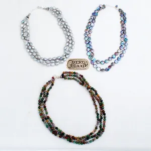 assorted multi strand chokers