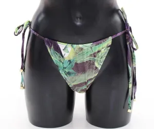 Aubergine Bikini Bottom Logo Swimwear Beachwear