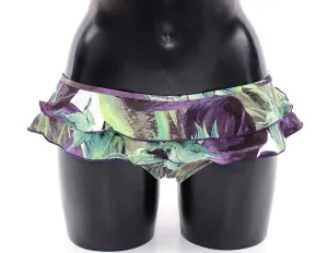 Aubergine Bikini Bottom Logo Swimwear Beachwear