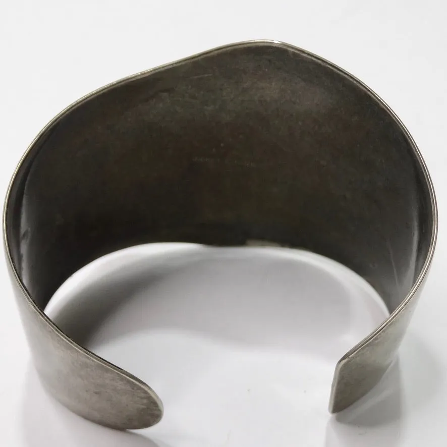 Audrey Schenk Silver Gemstone Cuff Bracelet