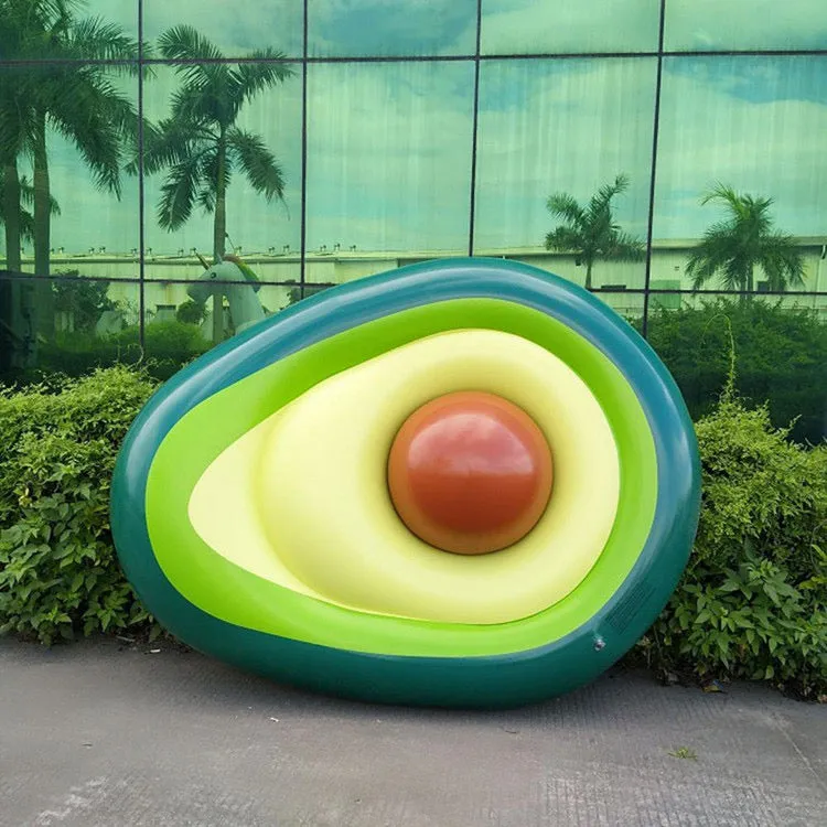 Avocado Inflatable Swimming Beach Ring Float Toy