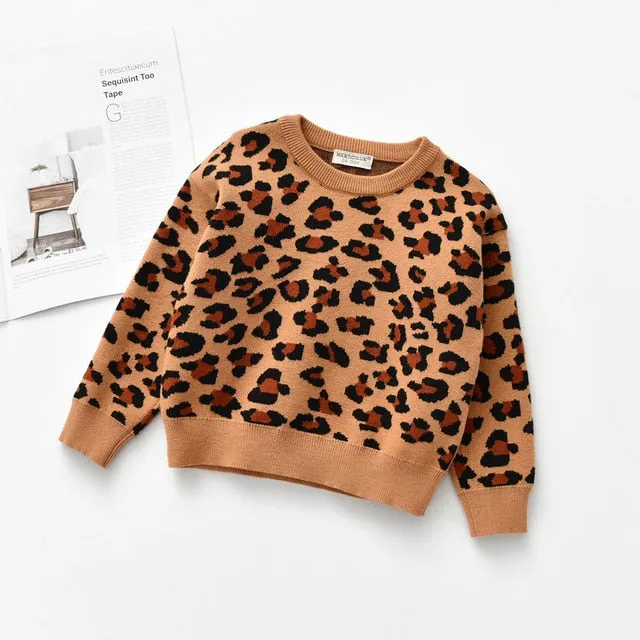Baby & Toddler Leopard Print Pullover