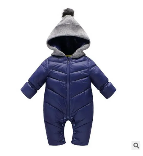 Baby Boy & Girl winter Clothing Rompers Hooded
