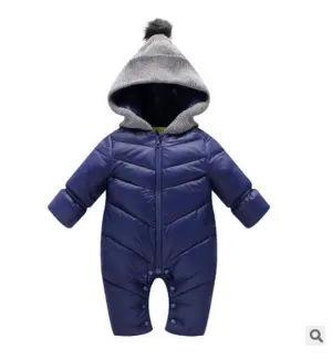 Baby Boy & Girl winter Clothing Rompers Hooded