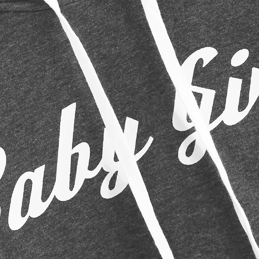 'Baby Girl' Crop Hoodie