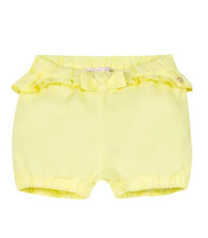 Baby Girls Yellow Shorts