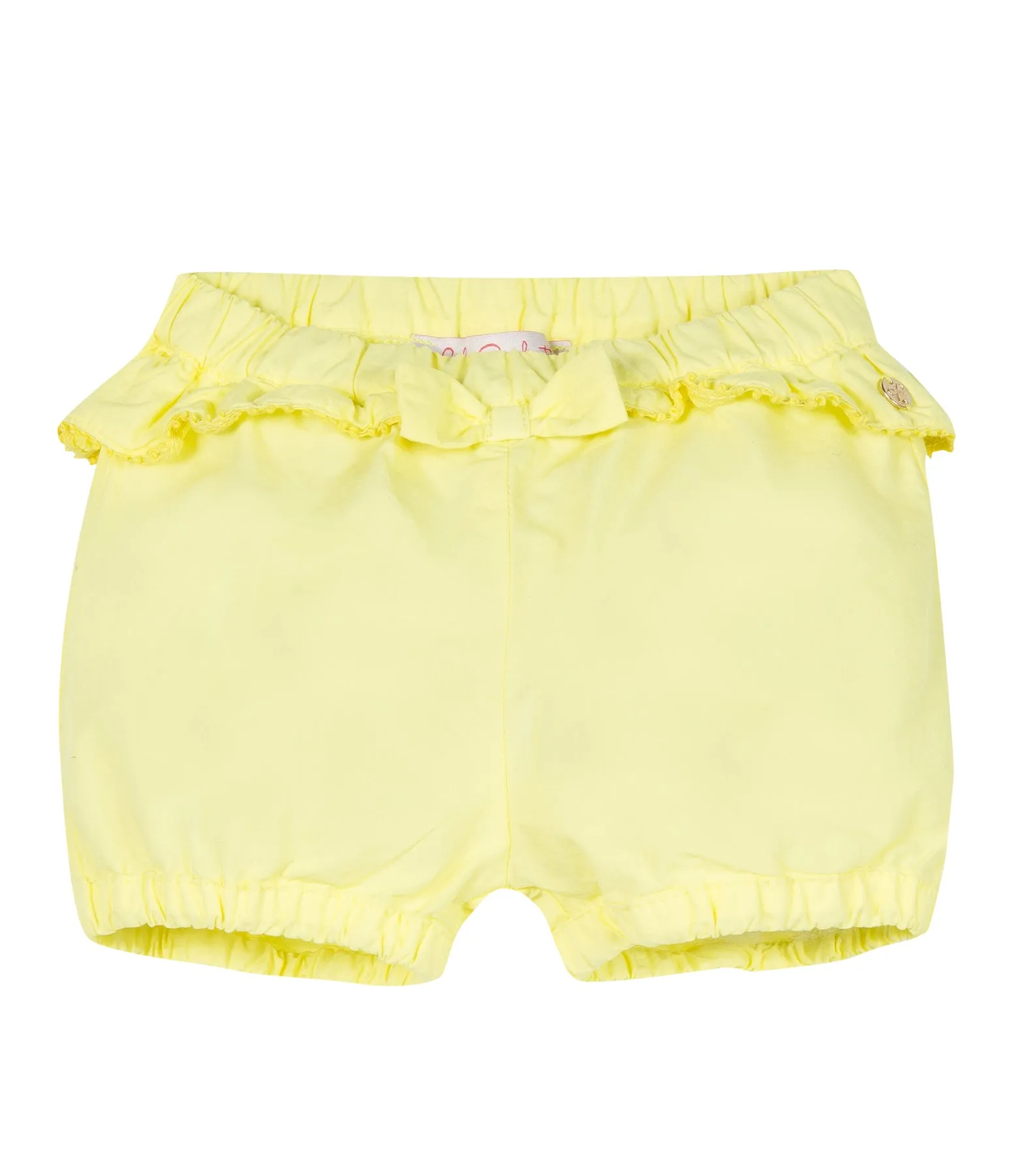 Baby Girls Yellow Shorts