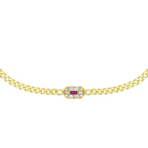 Baguette Stone Choker