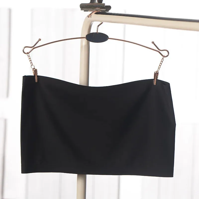 Bandeau Top Solid Breathable Strapless Bra Bandeau Soft Seamless Women Casual Tank Crop Tops Summer Women Modal