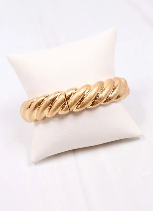 Barbarina Metal Bracelet Gold