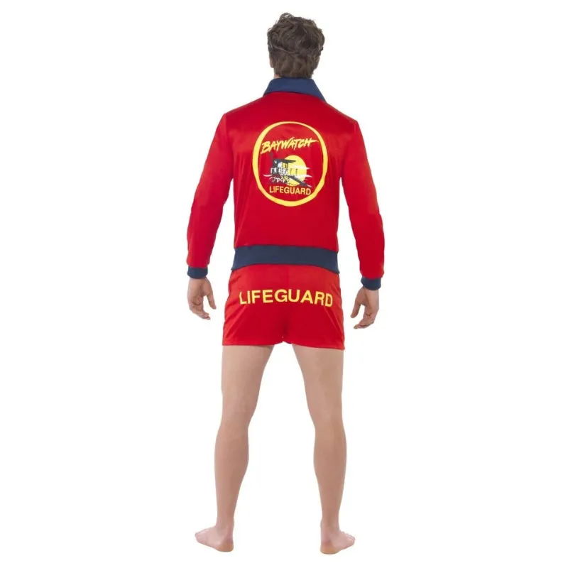 Baywatch Mens Lifeguard Costume - Short Shorts and Jacket