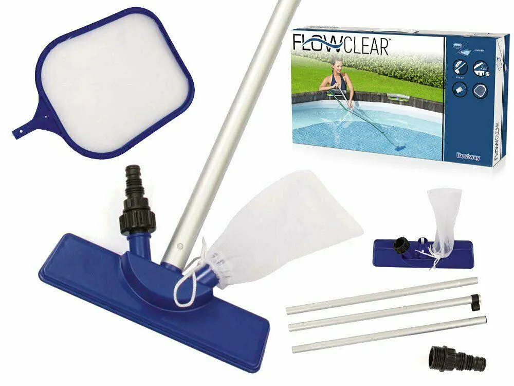 Bestway Swimmimg Pool Rectangular 404X201X100cm Sand Filter Pump   Accessories!!