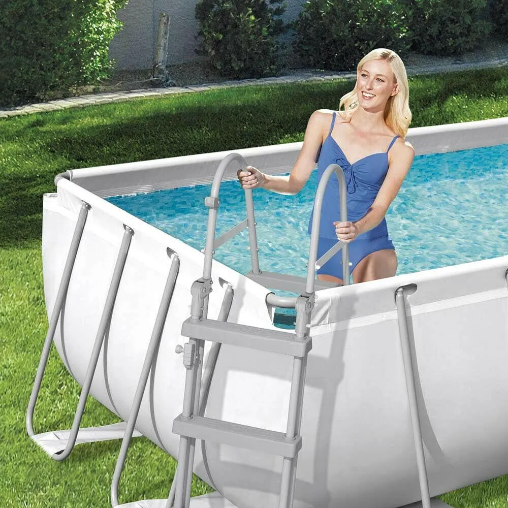 Bestway Swimmimg Pool Rectangular 404X201X100cm Sand Filter Pump   Accessories!!