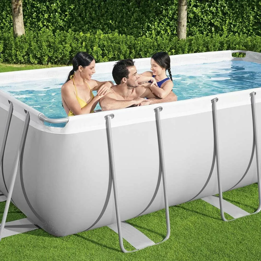 Bestway Swimmimg Pool Rectangular 404X201X100cm Sand Filter Pump   Accessories!!