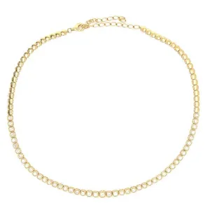 Bezel Set Cushion Tennis Necklace