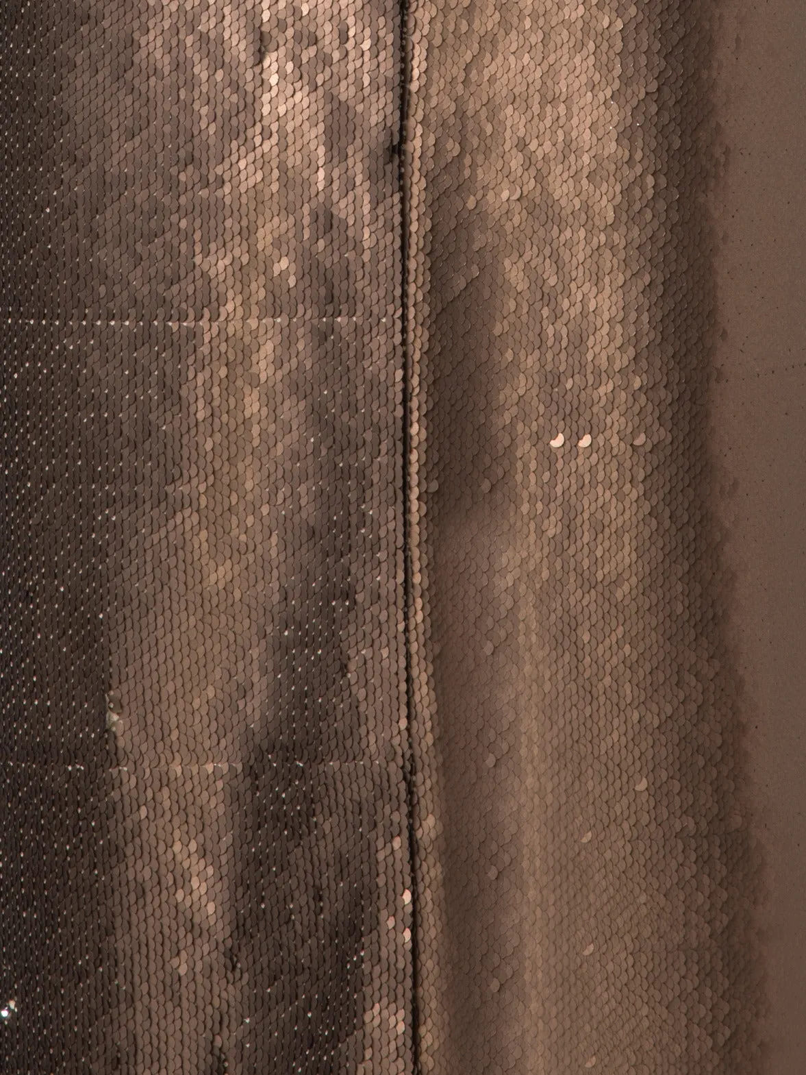 Bi-Color Sequin Jersey Pencil Skirt with Slit