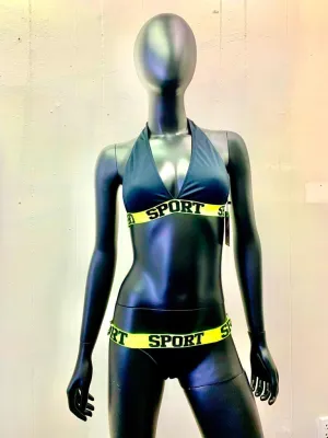 Bikini Active Elastic Collection Color Yellow - Power Wings By Jullye Giliberti