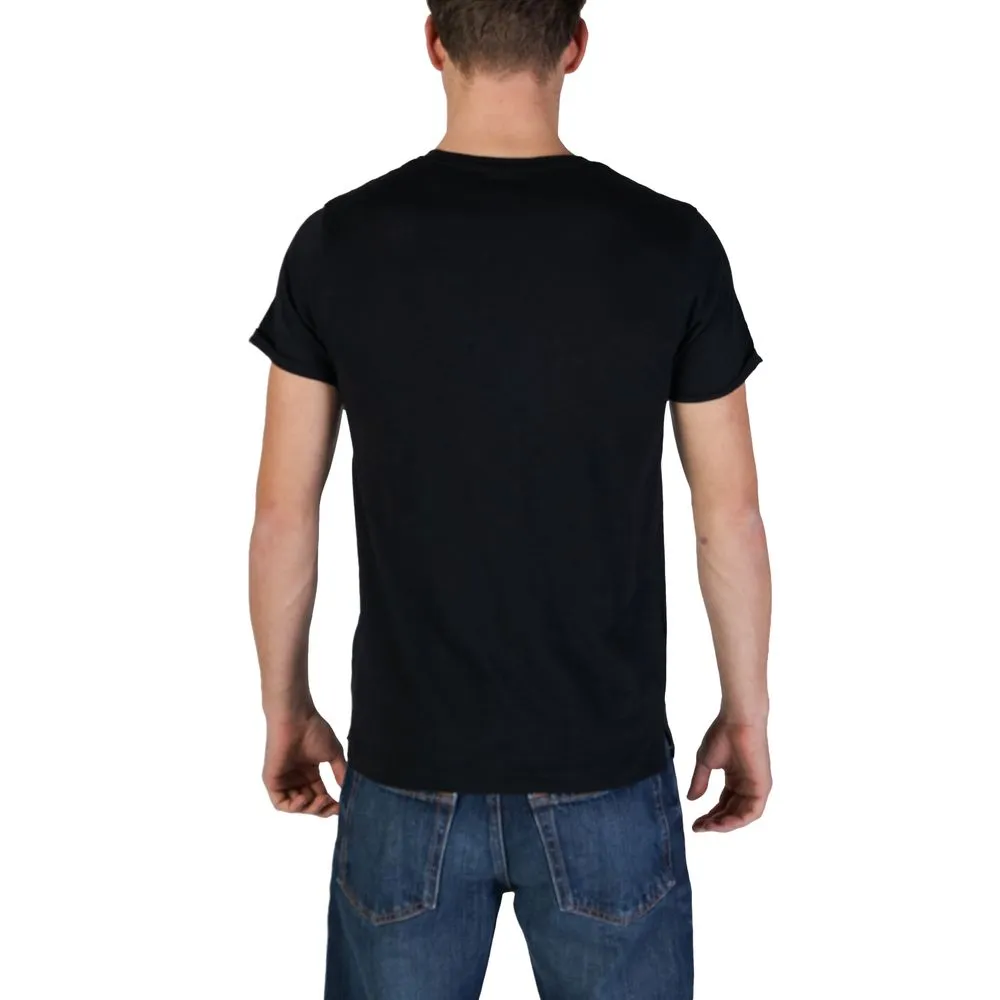 Black Cotton T-Shirt