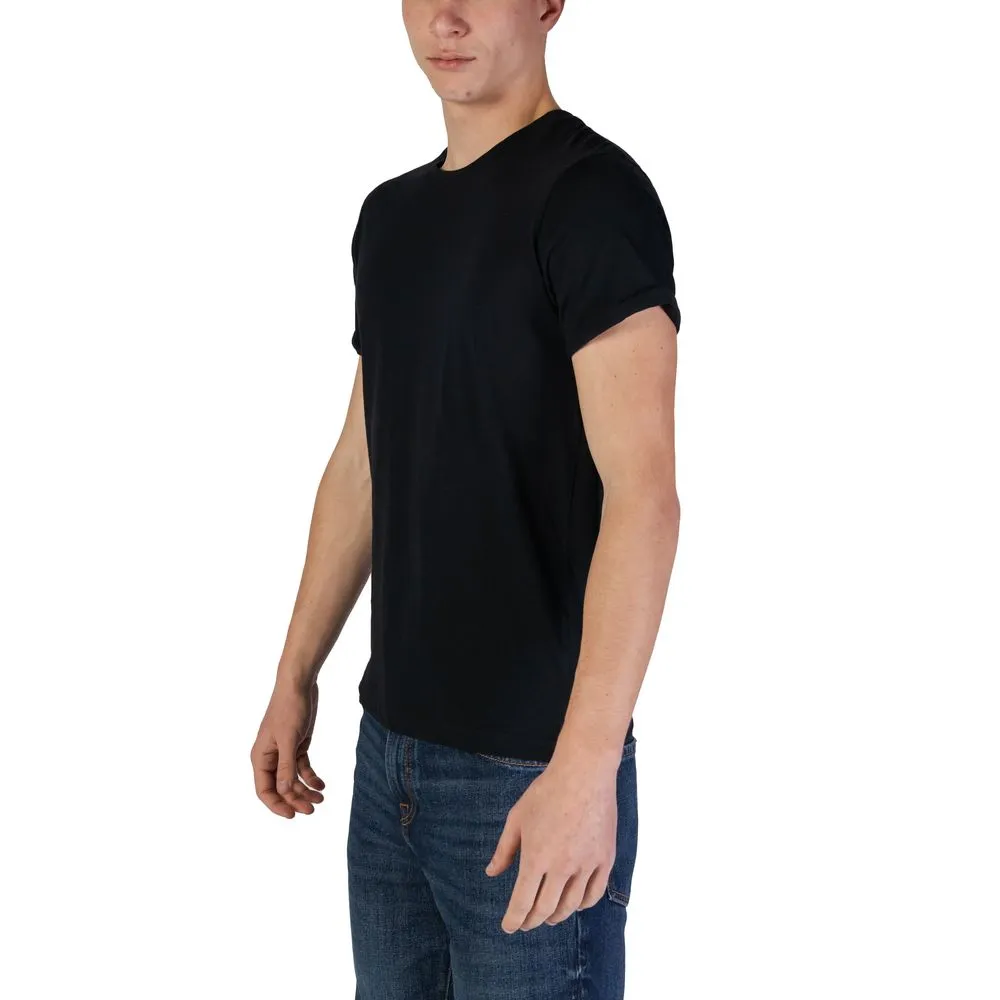 Black Cotton T-Shirt