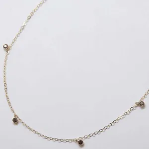 Black CZ Choker Necklace