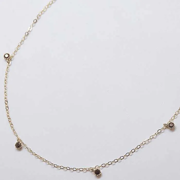 Black CZ Choker Necklace