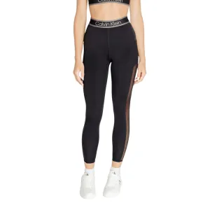 Black Polyester Jeans & Pant