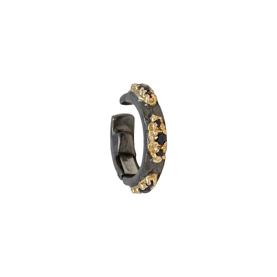 BLACK  SAPPHIRE CRIVELLI EAR CUFF