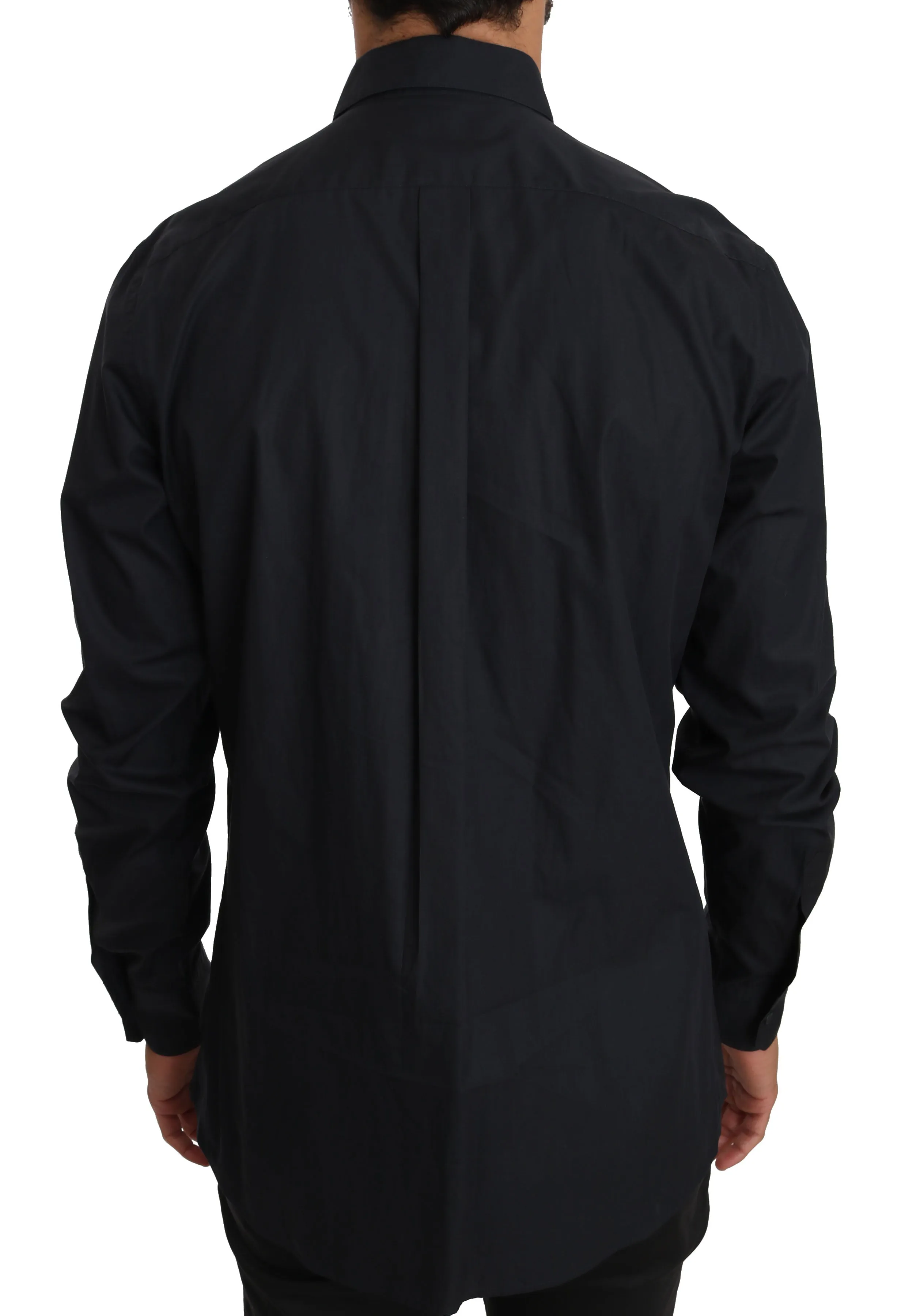 Blue 100% Cotton Formal Dress Shirt