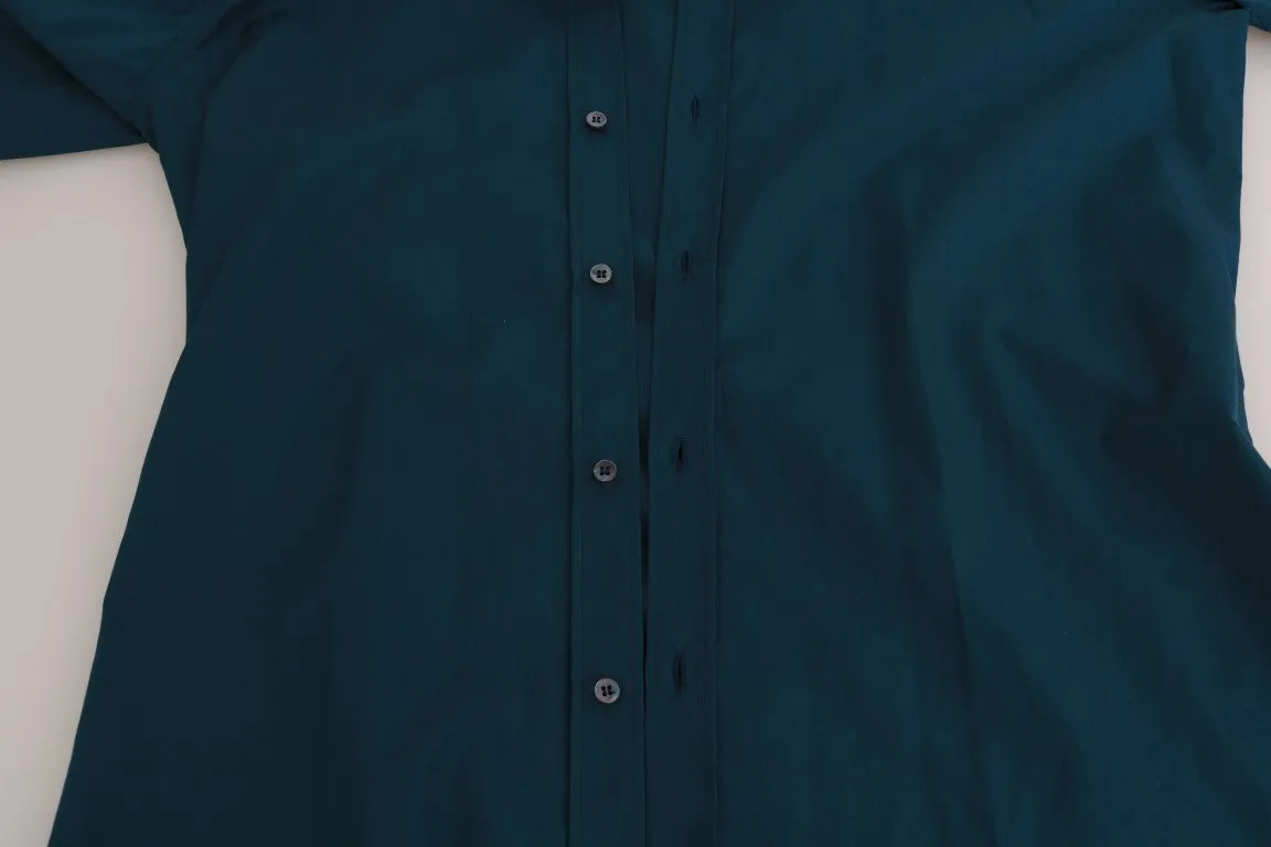 Blue Dress GOLD Slim Fit Cotton Shirt