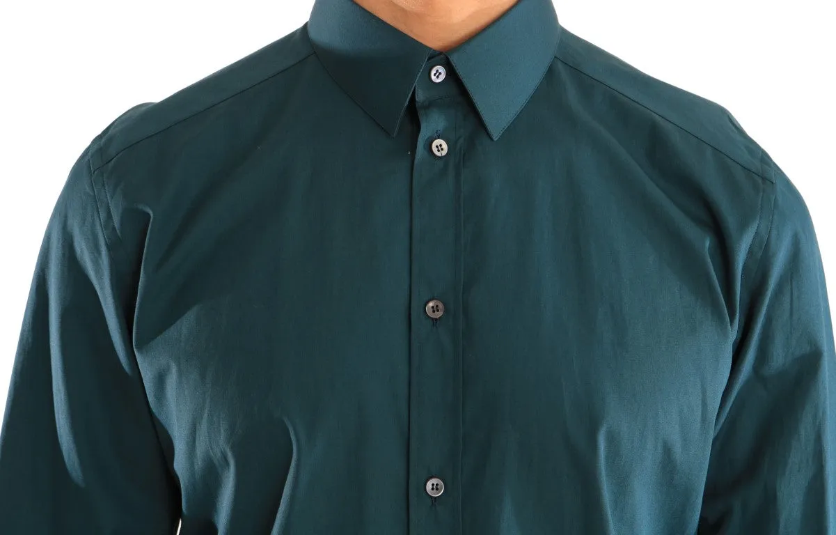 Blue Dress GOLD Slim Fit Cotton Shirt