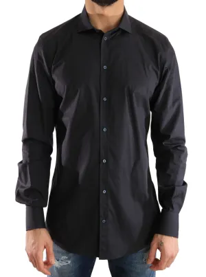 Blue Formal Slim Fit Cotton Shirt