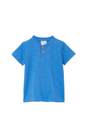 Blue Henley Tee